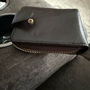 Sleek Dark  Brown Key & Card Holder
